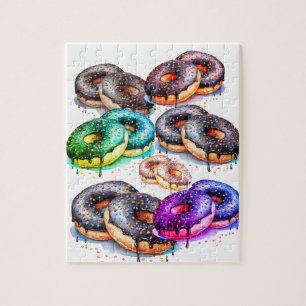 (yummy) doughnut jigsaw puzzle