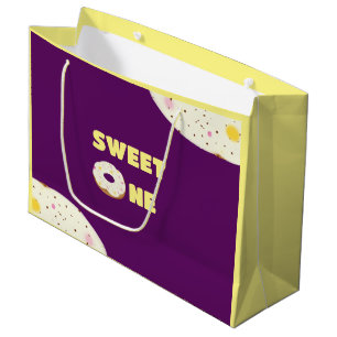 Yummy doughnut large gift bag