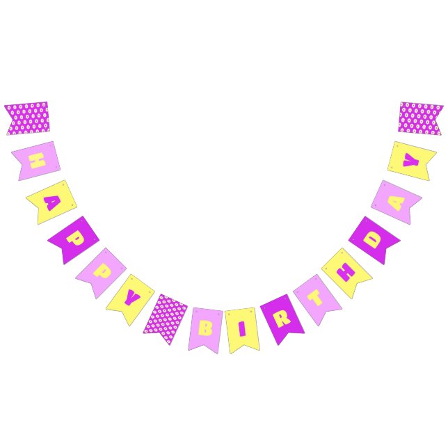 Yummy doughnuts bunting flags (All)