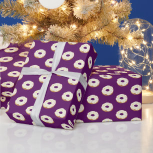 Yummy doughnuts wrapping paper