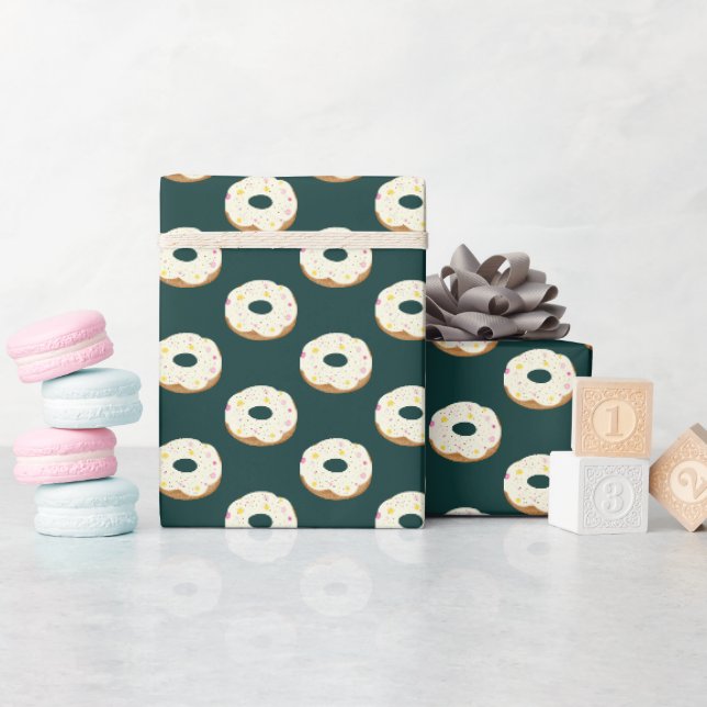 Yummy doughnuts wrapping paper (Baby Shower)