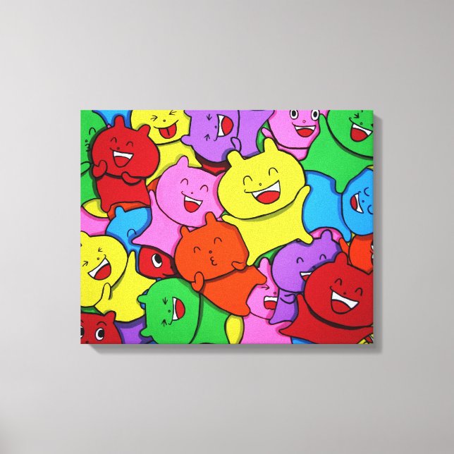 Yummy Everywhere on canvas (Front)