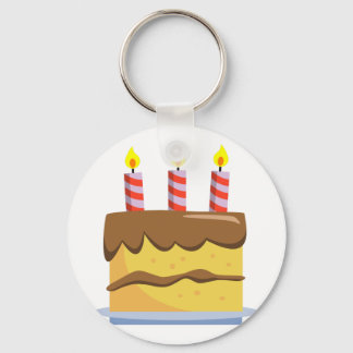Yummy Food - Birthday Cake Keychain
