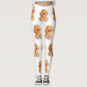 Yummy Gingerbread Men Cookies Holiday Leggings