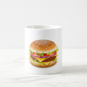 Yummy Hamburger Burger Food Coffee Mug