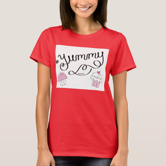 Yummy Hashtag T-Shirt (Front)