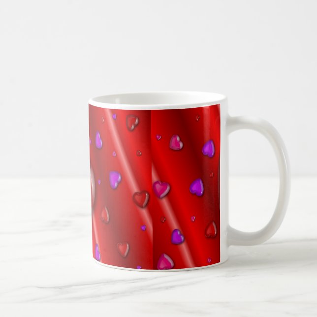 Yummy Hearts Valentines Mug (Right)