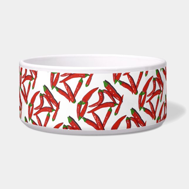 Yummy Hot Red Chili Peppers Pepper Pattern (Front)