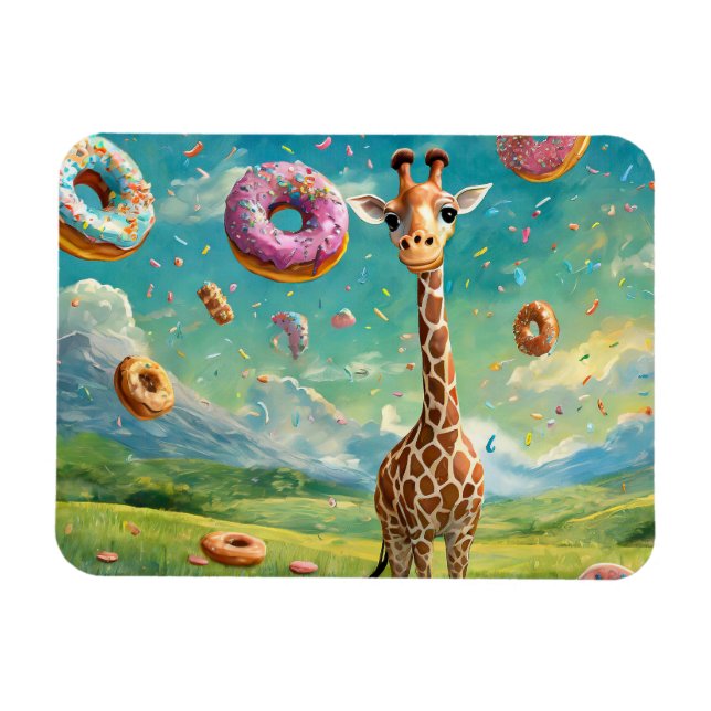 Yummy - I love doughnuts Magnet (Horizontal)
