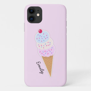 Yummy Icecream Cone coque iphone personnalisé