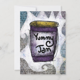 Yummy Jam Greeting Card