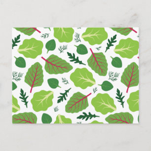 Yummy Leaves Postcard