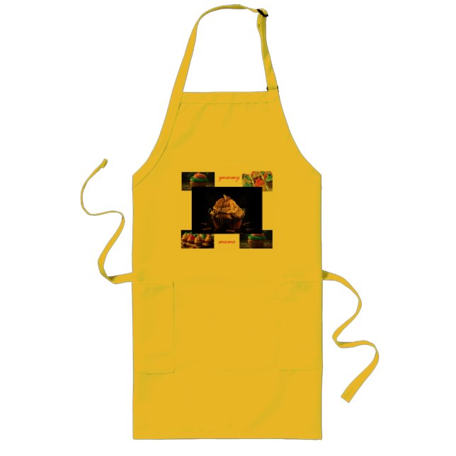 yummy mama long apron (Front)