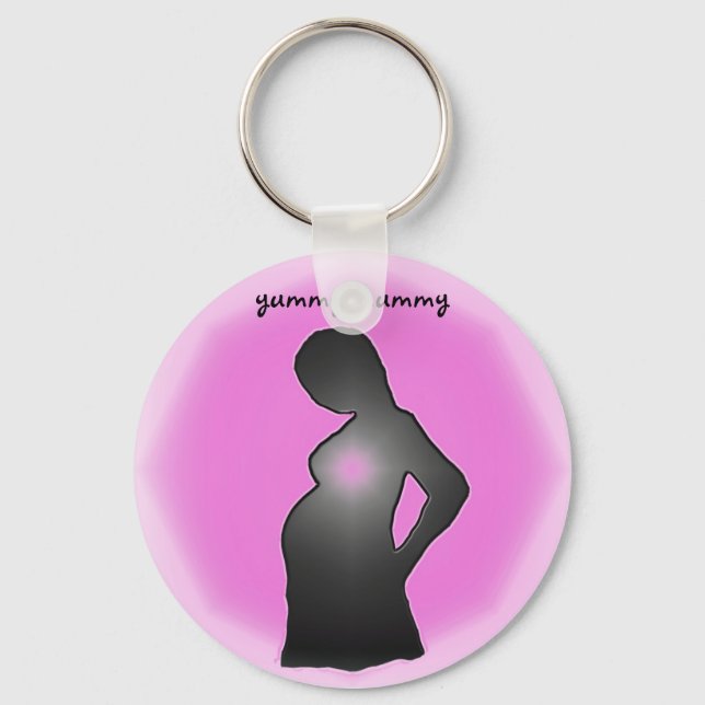 yummy mummy keychain (Front)