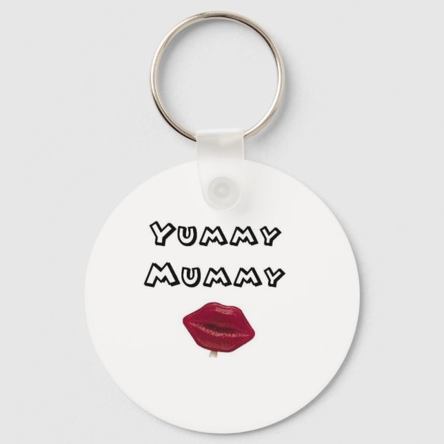 yummy mummy keychain (Front)