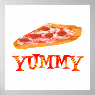 Yummy Pizza Poster