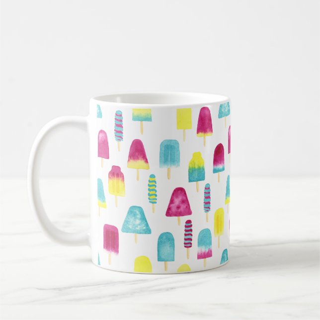 Yummy Popsicles Coffee Mug (Left)