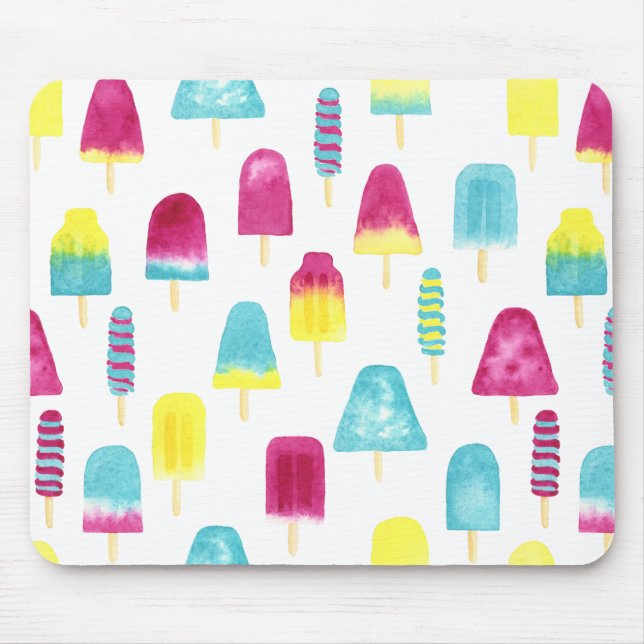 Yummy Popsicles Mouse Pad (Front)