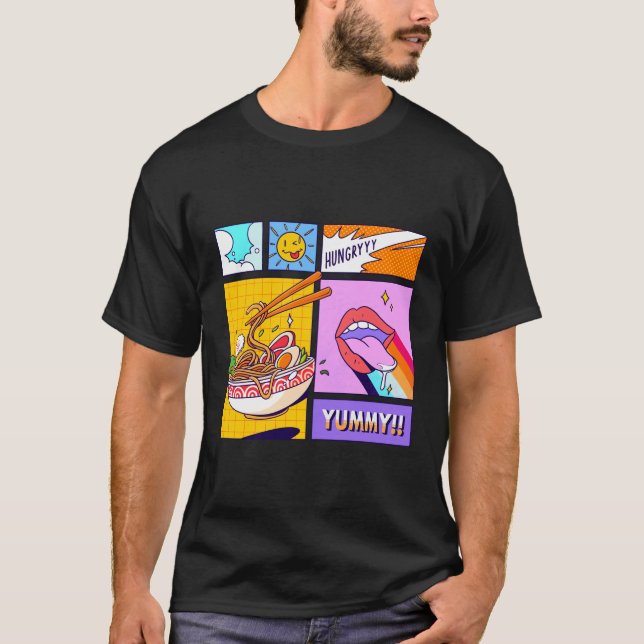 Yummy Ramen T-Shirt (Front)