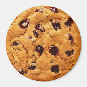 Yummy réaliste Chocolat Chip Cookie Magnet