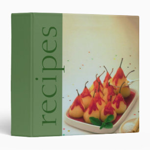 Yummy Recipes - Poached pears Binder