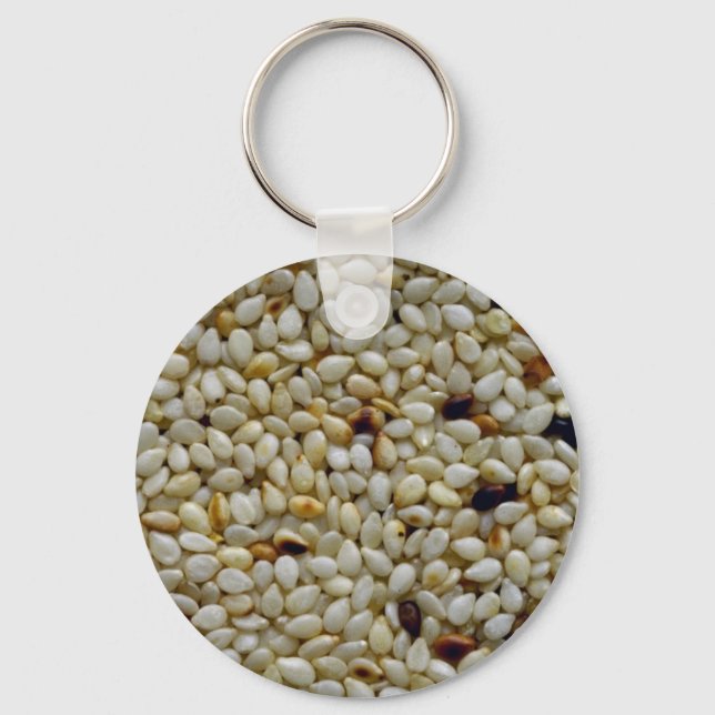 Yummy Sesame seeds Keychain (Front)