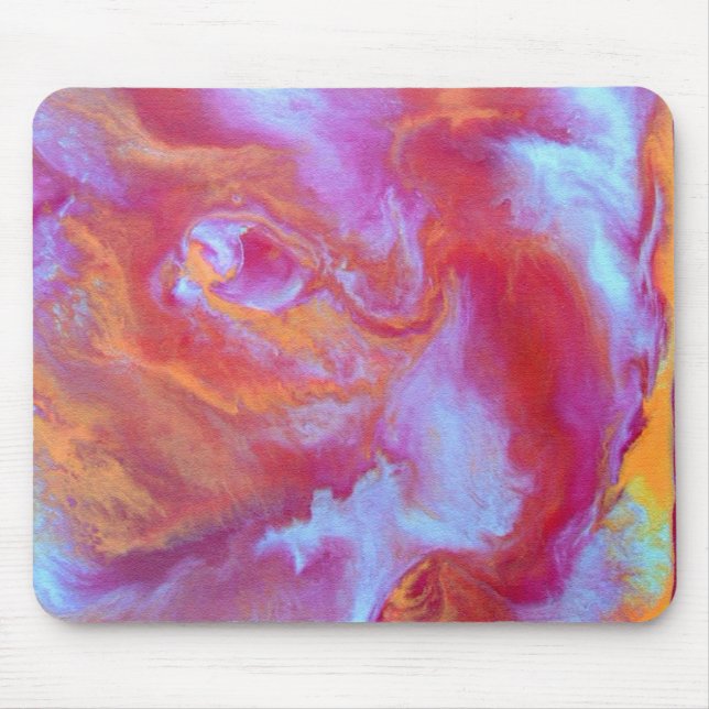 Yummy Sorbet Swirls Mouse Pad (Front)