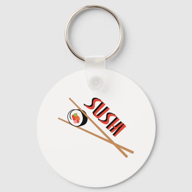 Yummy Sushi Keychain (Front)