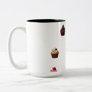 Yummy Sweet Delights Two-Tone Coffee Mug