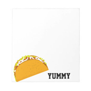 Yummy Taco Notepad
