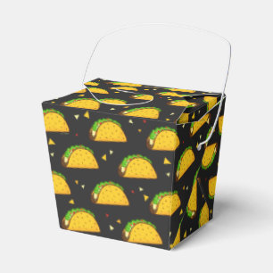 Yummy Taco Pattern Favor Box