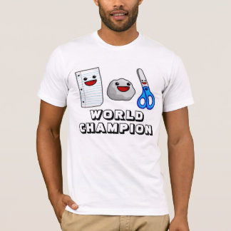 Yummy's Paper Rock Scissors World Champion T-Shirt