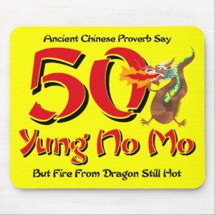 Yung No Mo 50th Birthday Mouse Pad