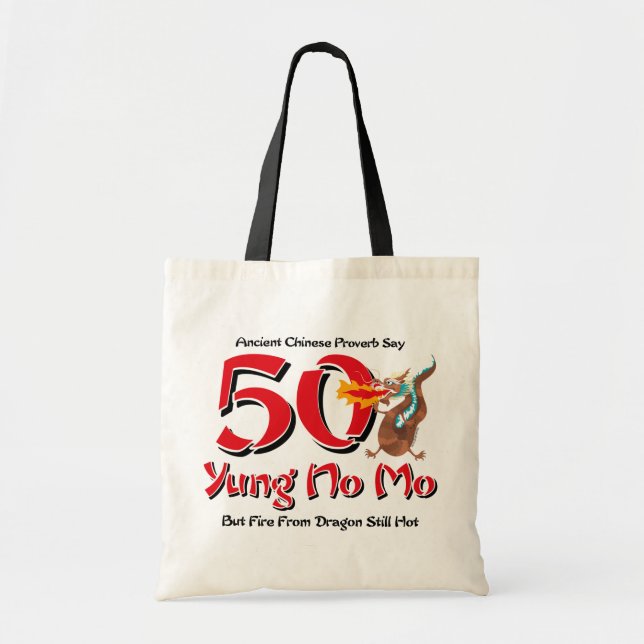 Yung No Mo 50th Birthday Tote Bag (Front)