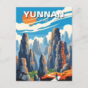 Yunnan Stone Forest China Postcard