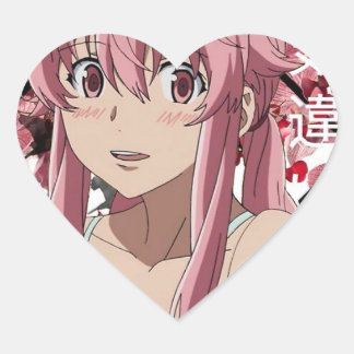 Yuno Gasai Sticker For Laptops and Notebooks Anime