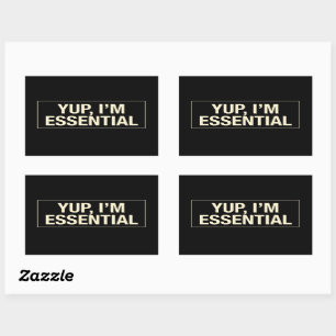 Yup Im Essential Sticker