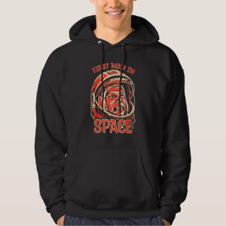 Yuri Gagarin Cosmonaut Astronaut First Space Sovie Hoodie