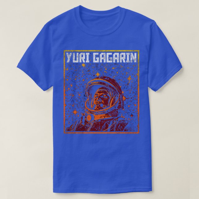 Yuri Gagarin Soviet Cosmonaut Astronaut 5 T-Shirt (Design Front)