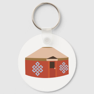 Yurt Keychain