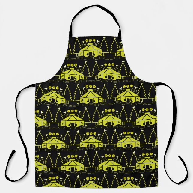 Yurt Living In Nature Apron (Front)