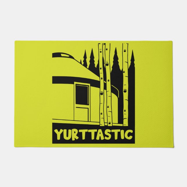 Yurt Living In Nature Doormat (Front)