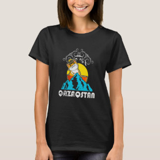 Yurta Republic of Kazakhstan Qazaqstan Kazakh flag T-Shirt