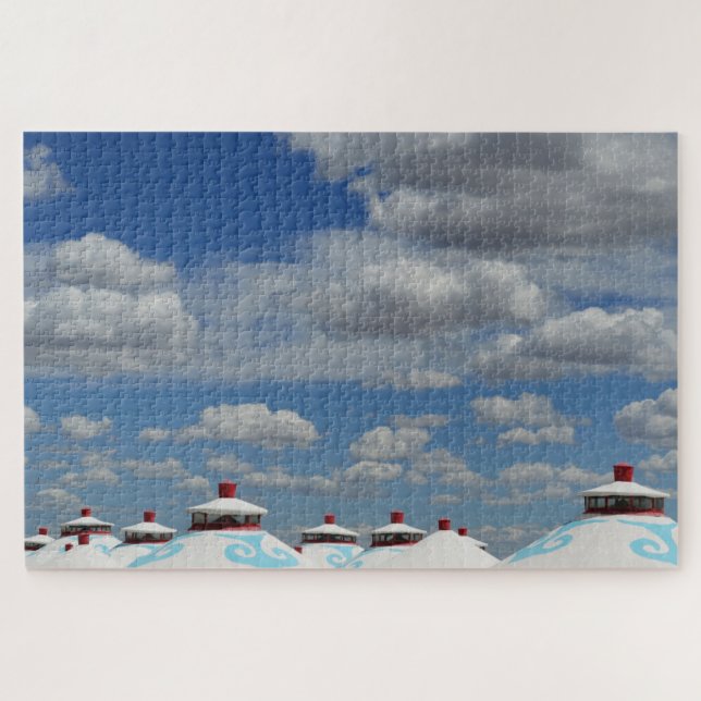 Yurts Jigsaw Puzzle (Horizontal)