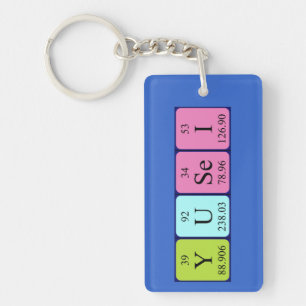 Yusei periodic table name keyring