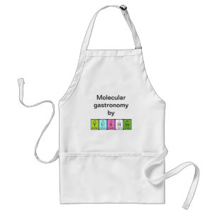 Yushin periodic table name apron