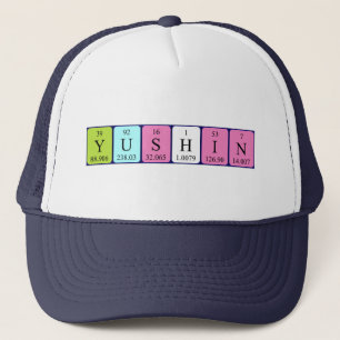 Yushin periodic table name hat