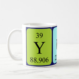 Yuta nom de table périodique mug