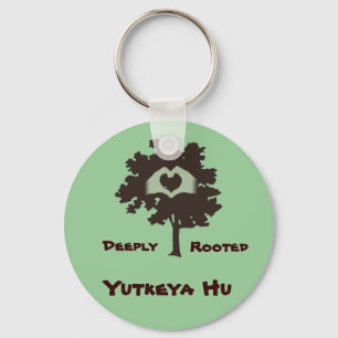 Yutkeya Hu round Keychain