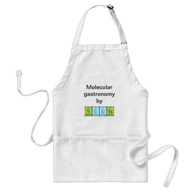 Yuuta periodic table name apron (Front)